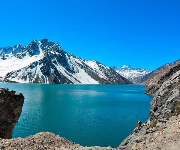 Cajón del Maipo e Embalse (Verão)
